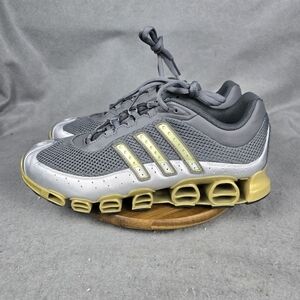Gray and Gold Mesh Men's Athletic Sneakers Mens Size 11